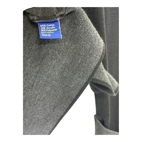 Apt.9 Black‎ Women's Cardigan With Cuffs Size Medium - Picture 5 of 6